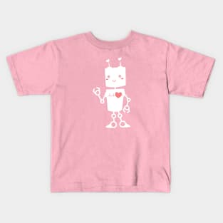 Lovebot white Kids T-Shirt